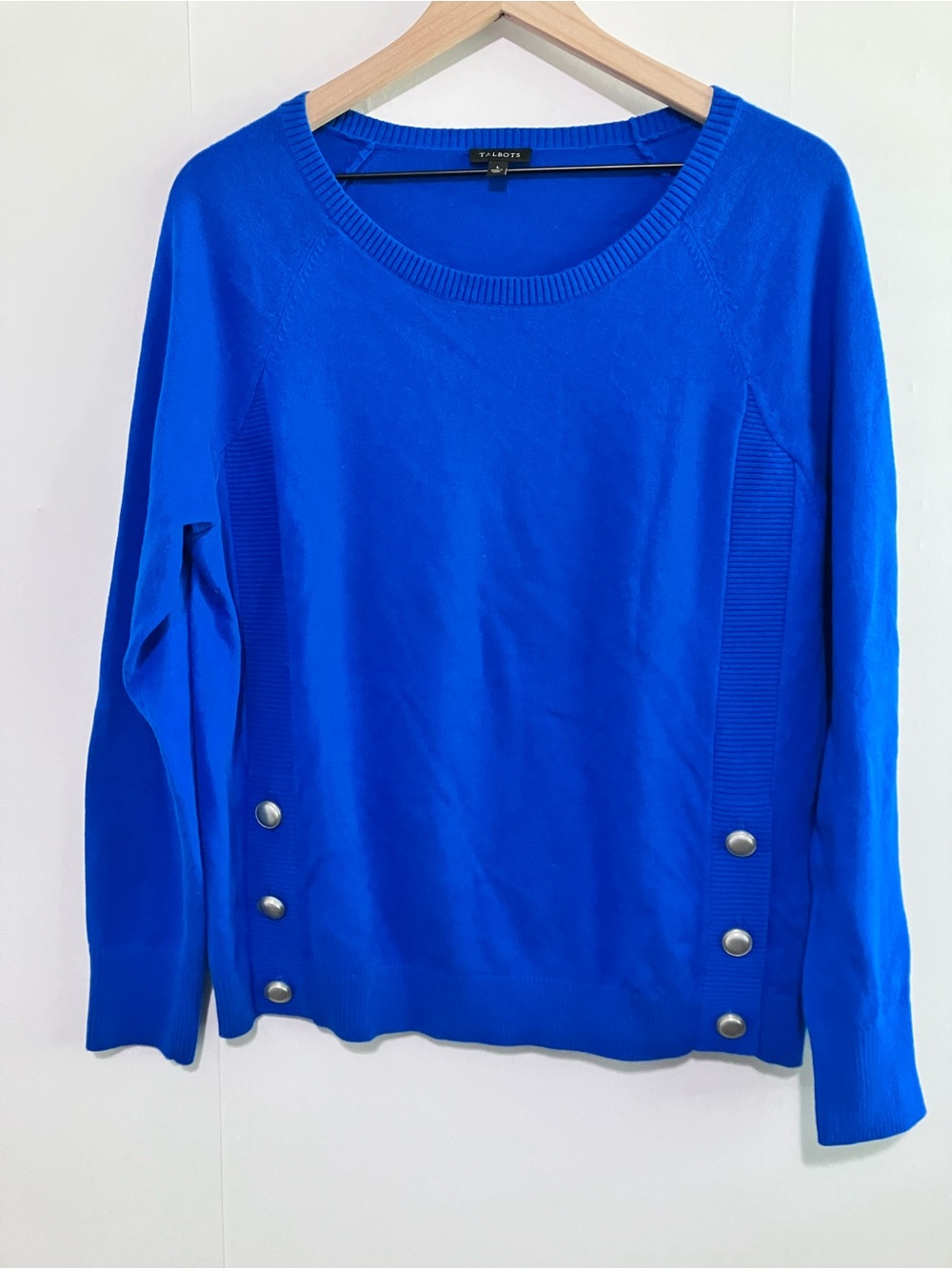 Talbots Bright Blue Sweater Size Large